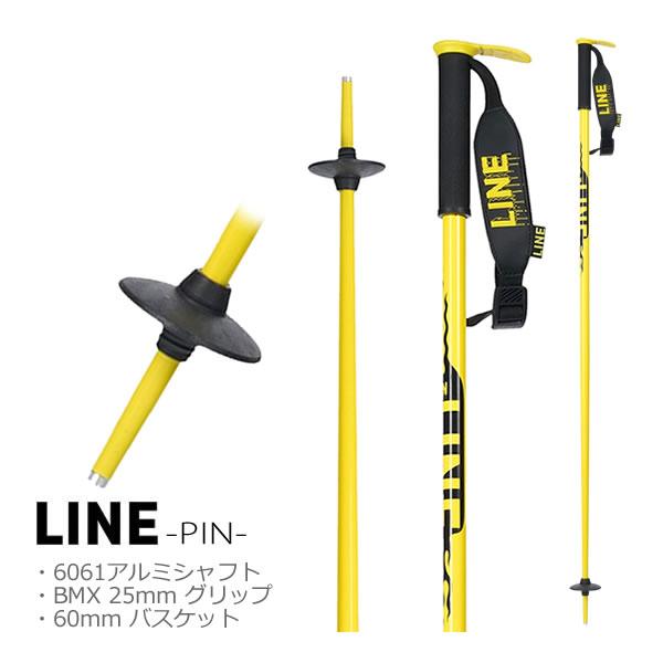 K2 ライン スキーポール 2024 PIN Black-Yellow A2302005013 ピン LINE