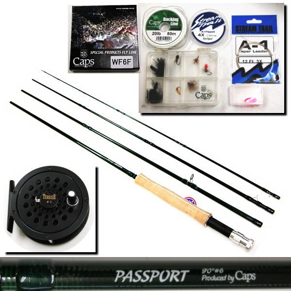 キャップス （フライロッド セット) CAPS FLY パスポートコンボキット3