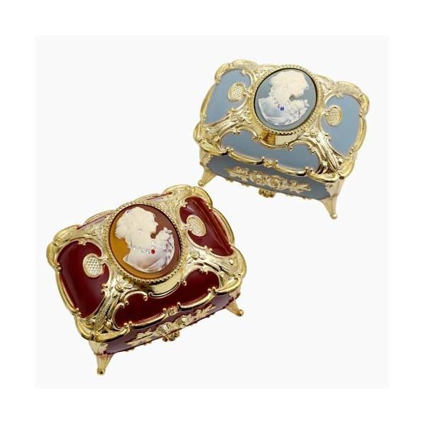 オルゴール ジュエリーボックス 宝石箱 ジュエリーケース カメオ CAMEO