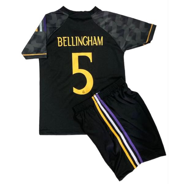 ベリンガム 背番号5 レアルマドリード アウェイ 黒 23/24 子供用 海外