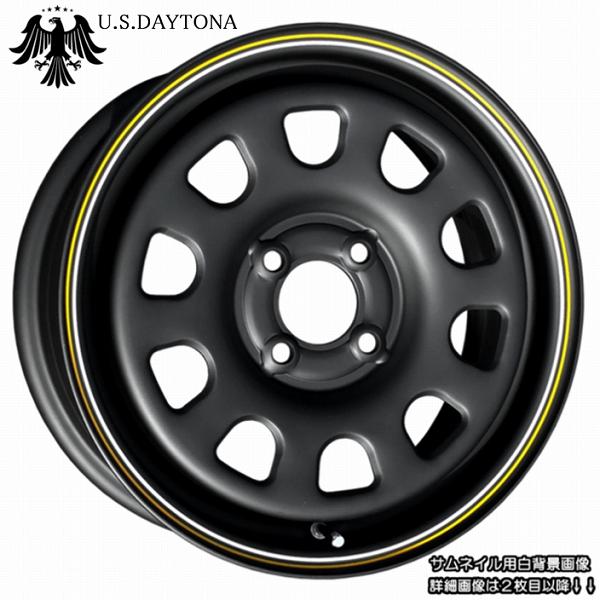 U.S.Daytona デイトナ 15x5.5J オフセット+40 PCD100 ホイール 4本