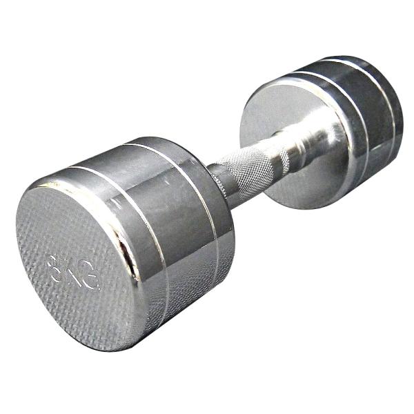 WILD FIT（ワイルドフィット） 固定式クローム8kg / ダンベル 鉄アレイ