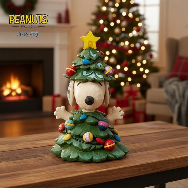 SNOOPY（スヌーピー） クリスマスツリーになったスヌーピー 14cm