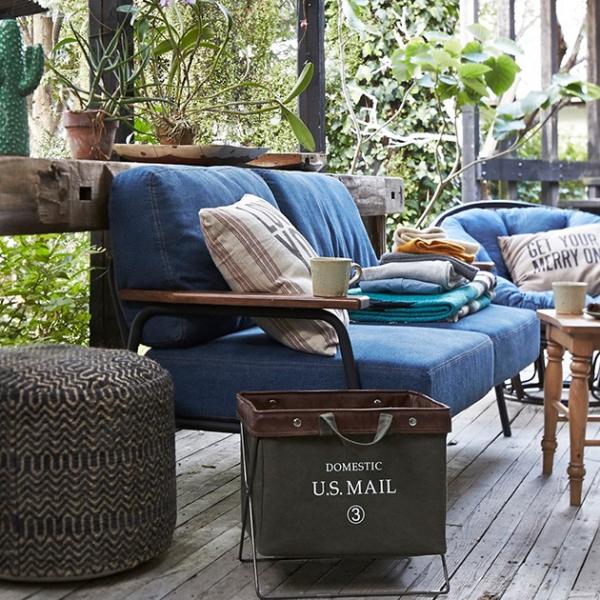 大人のための デニムソファ 2人掛け おしゃれ 北欧 ソファ 家具