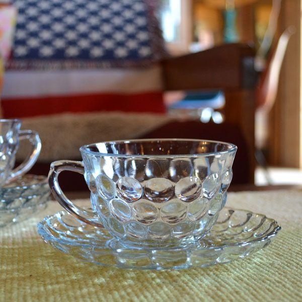 ファイヤーキング サファイヤブルー バブル カップ＆ソーサー