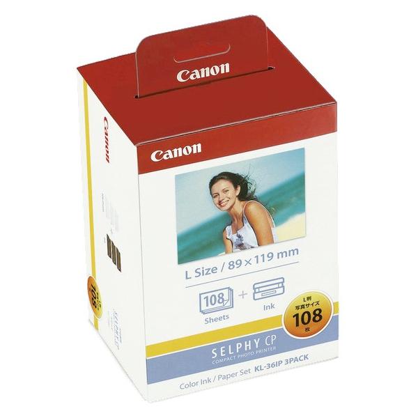 キヤノン（Canon） KL-36IP 3PACK Lサイズ 108枚（36枚×3箱） カラー