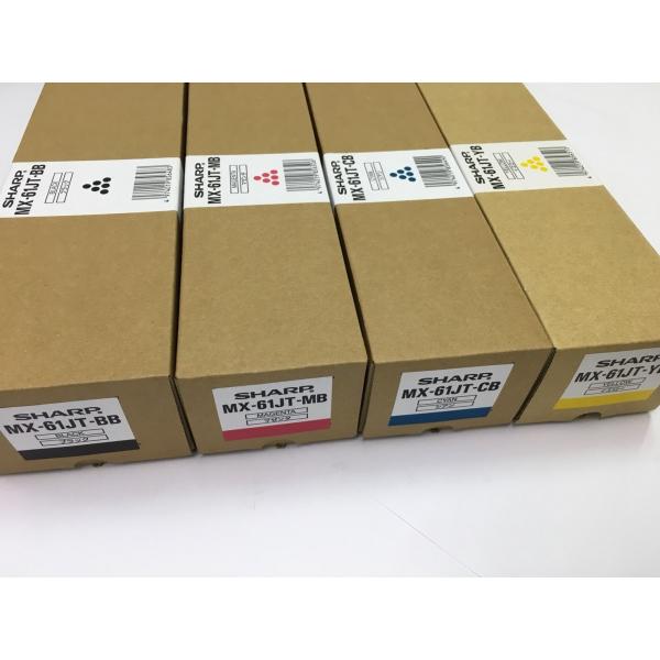 SHARP（シャープ） MX-61JT-B 純正トナー 4色セット 小容量 トナー