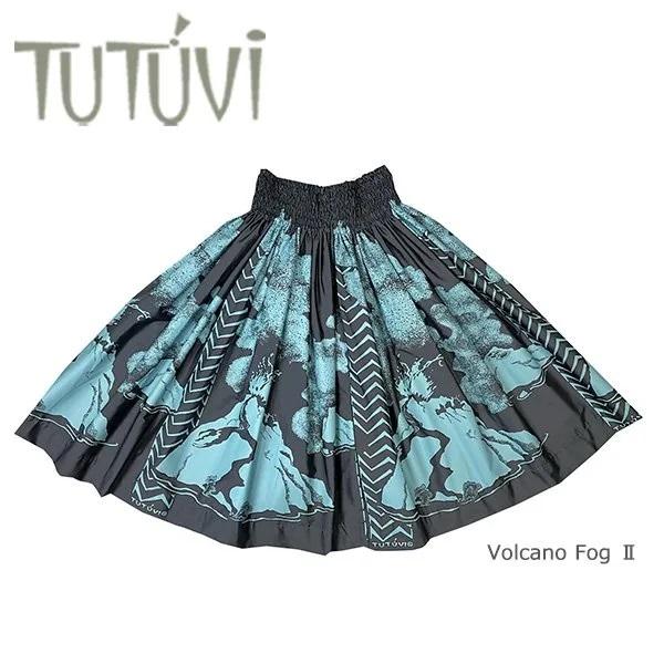 フラダンス衣装 パウスカート TUP-FT546 TUTUVIパウ ボルケーノフォグ