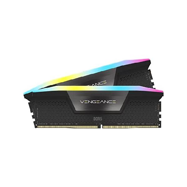 CORSAIR（コルセア） CORSAIR VENGEANCE RGB DDR5 RAM 32GB (2x16GB