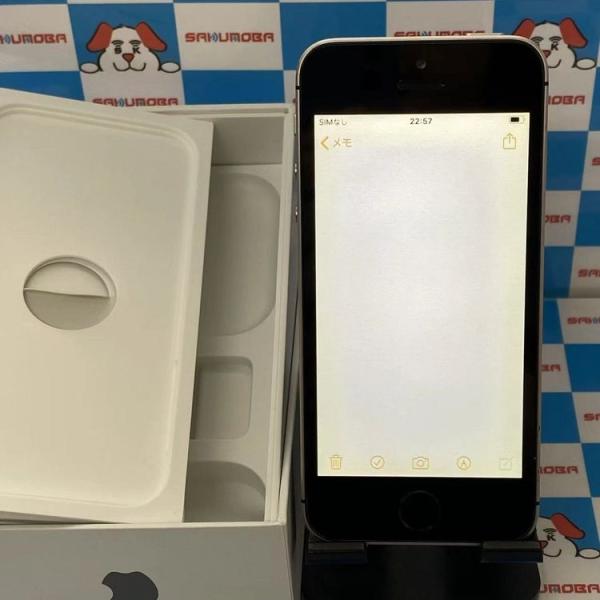 即日発送可iPhoneSE 64GB スペースグレイ MLM62J/A SIMフリー 訳あり品
