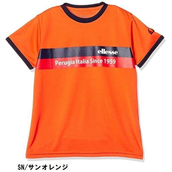ellesse（エレッセ） テニスウェア レディース テニス Tシャツ 半袖 S