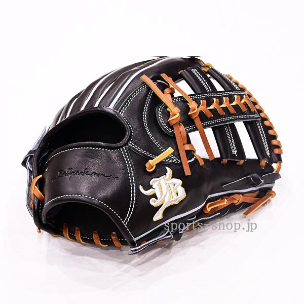 あすつく 和牛JB 硬式用 JB-006S 内野手用 ブラック タン紐 硬式