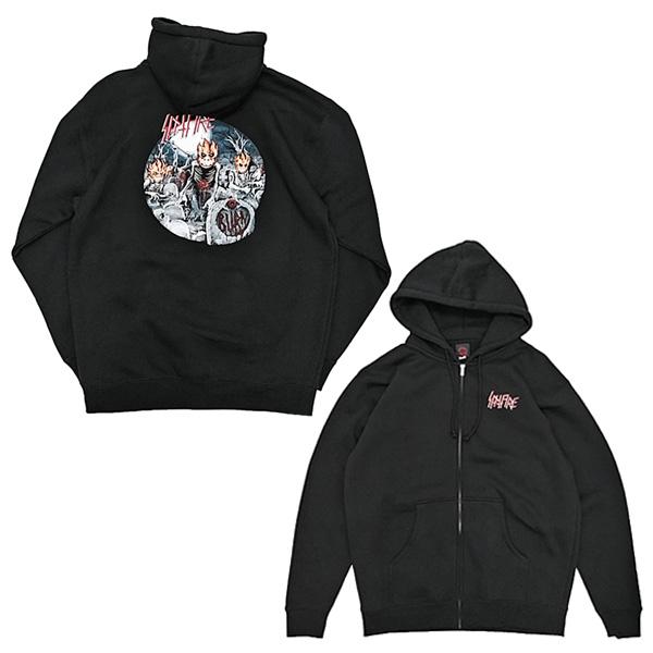 SPITFIRE WHEELS パーカー スピットファイア 黒 UNDEAD ZIP HOODIE