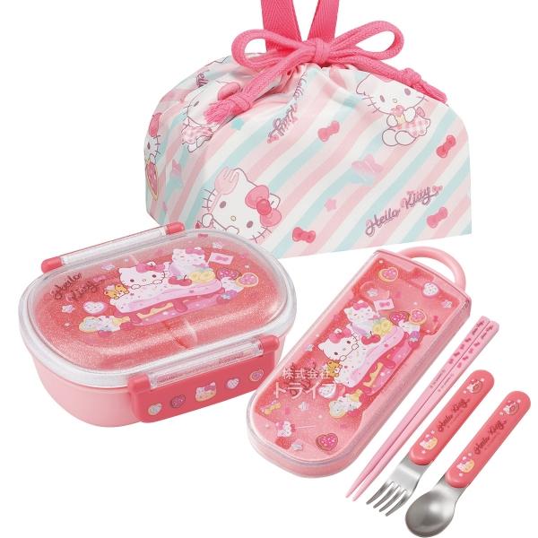 ハローキティ 26 お弁当箱 中子付 360ml トリオ 巾着セット : おもちゃ