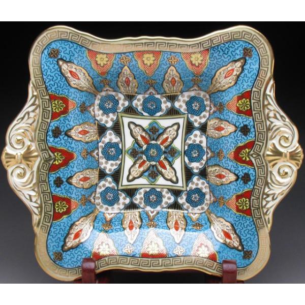 ノリタケ オールドノリタケ 金彩更紗文 スクエアボウル 25cm