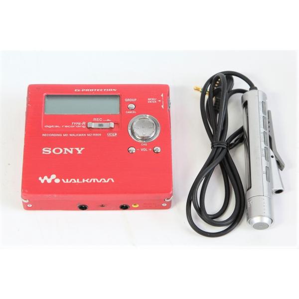 SONY ソニー MZ-R909 レッド MDレコーダー MDLP対応 【中古品