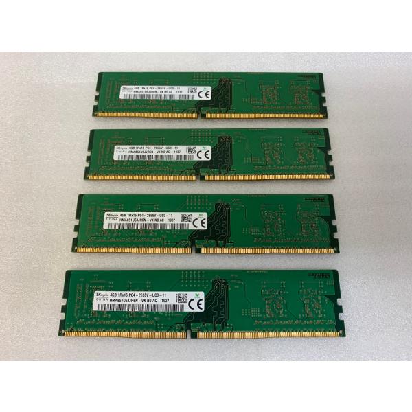 SK hynix SK HYNIX 1RX16 PC4-2666V 4GB 4枚 16GB DDR4 デスクトップ用