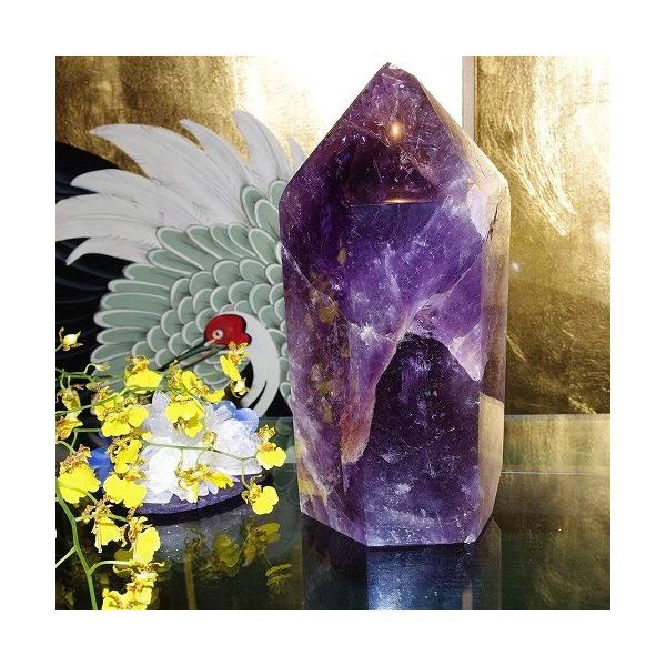 theory xyz アメジスト ポイント (紫水晶) 六角柱 特大 : theory xyz