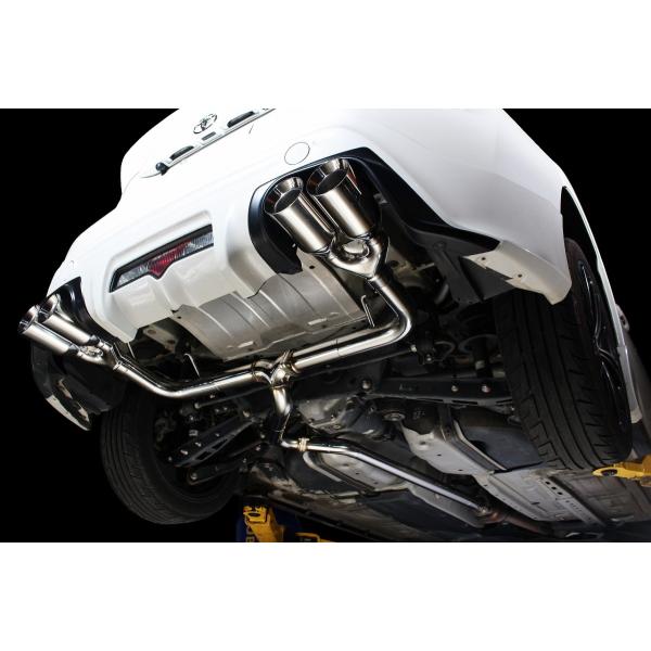 スリーキャッツ ZN6 86 TRDリアスポイラー専用 100Φ真円 4本出し