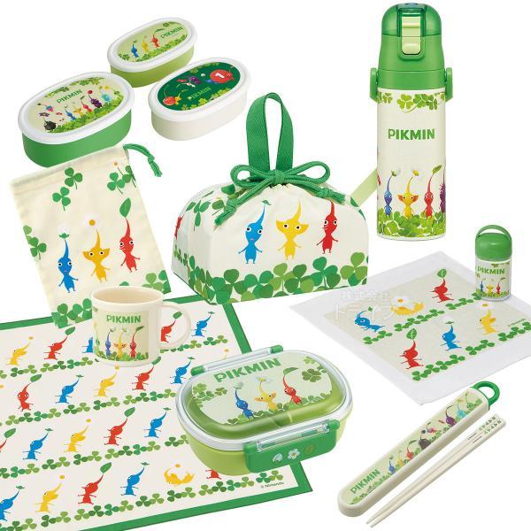 ピクミン お買得9点セット 抗菌 お弁当箱 中子付 360ml 箸＆箸箱 巾着