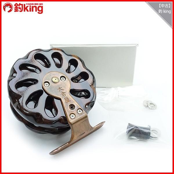 大倉屋釣具店 大倉屋スペシャル 木製 ヘチリール 黒檀/G079M 未使用品