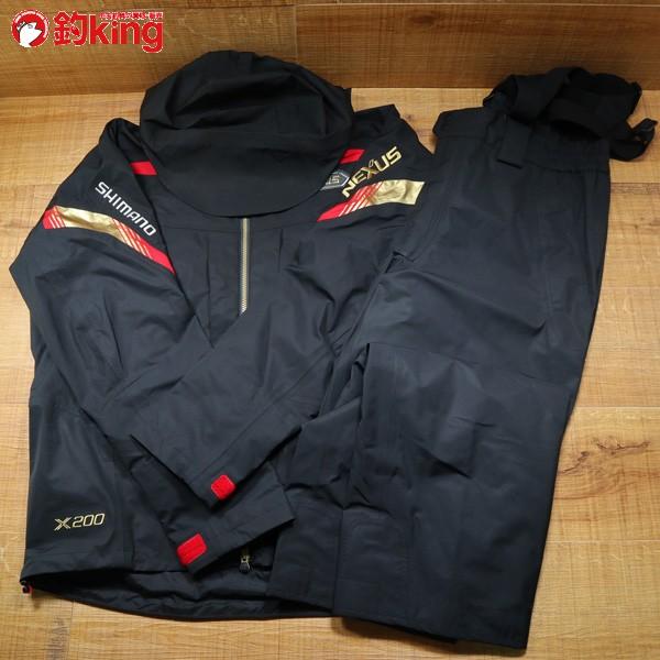 シマノ ネクサス・X200 プロテクティブスーツ RT-124N 2XL/Y272M 美品