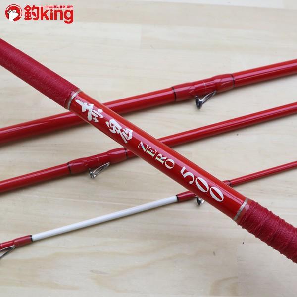 釣武者 赤鬼 ZERO 500/B012LL 美品 釣り 磯竿 石鯛 イシダイ いしだい