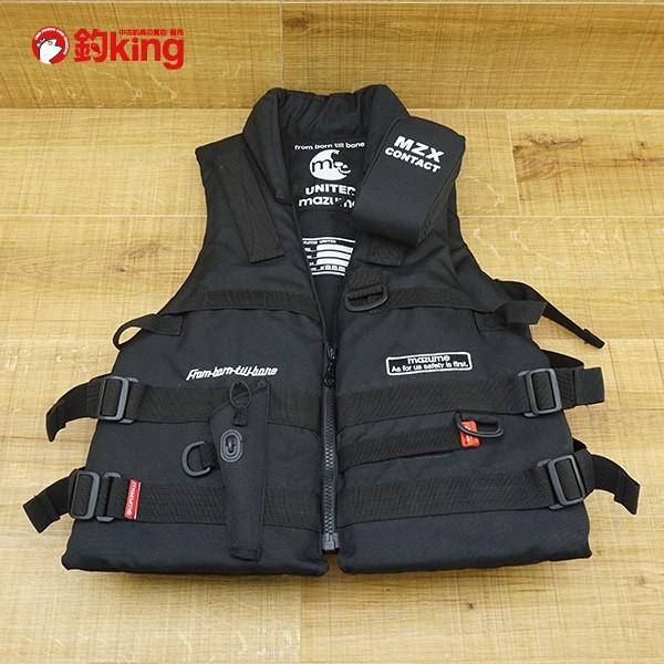 マズメ MZX コンタクトライフジャケット MZXLJ-052 ブラック/P531M