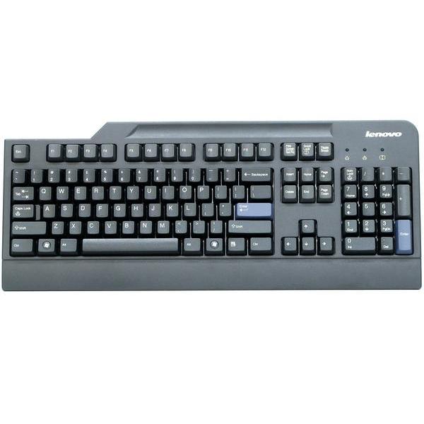 LENOVO/黒USBキーボード SK-8825/動作確認済/おまけマウス付き