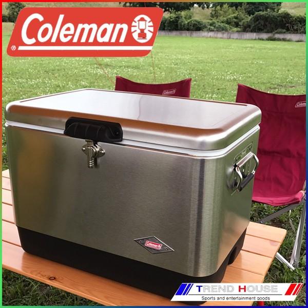 Coleman（コールマン） スチールベルトクーラー 54qt / ステンレス