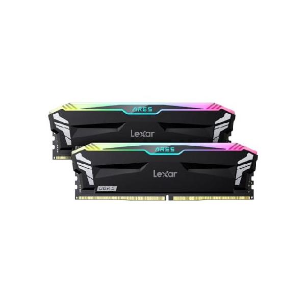 平行輸入品】Lexar ARES RGB 32GB (2x16GB) DDR5 RAM 6000MT/s CL30
