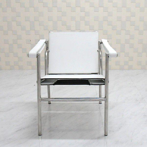 ミース・ファン・デル・ローエ ル・コルビジェ LC1 ホワイト 本革