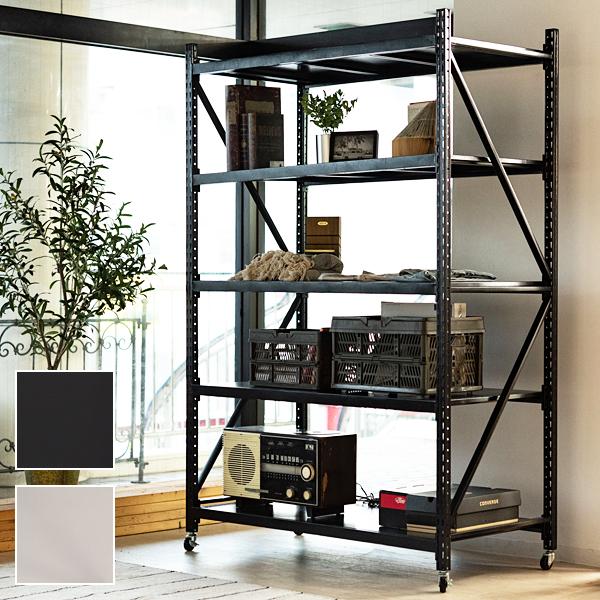 東谷 スチールラック オープンラック ブラック 黒 白系 無骨