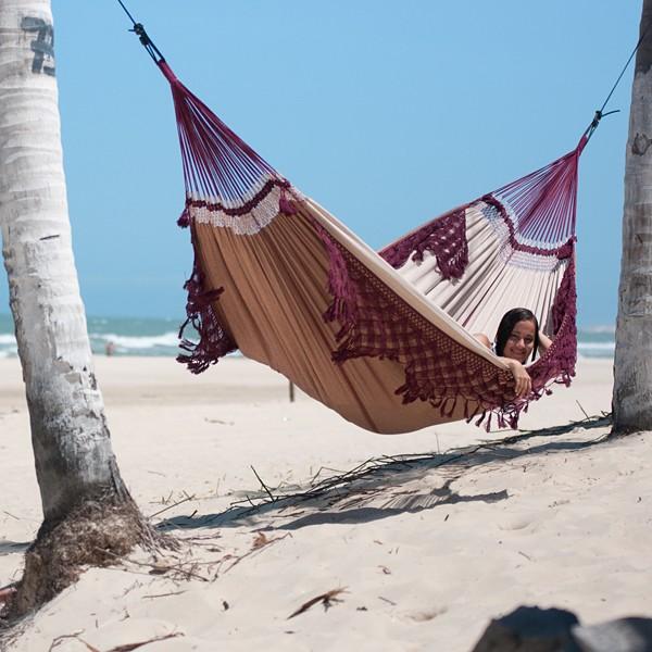 ハンモック おしゃれ ゴージャス フリンジ 高級 LA SIESTA