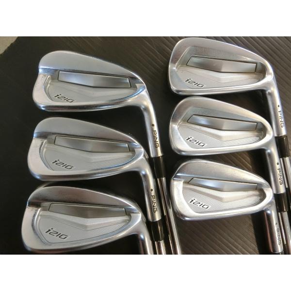 i（PING） ピン PING i210 アイアン 黒ドット #5-Pw 6本セット/NSPRO