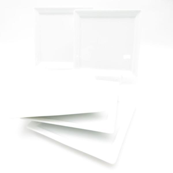 美品 BERNARDAUD ベルナルド 小皿 5枚 13cmスクエアプレートセット