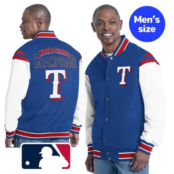 MLB公式 メンズ アウター スタジャン テキサス・レンジャーズ Texas