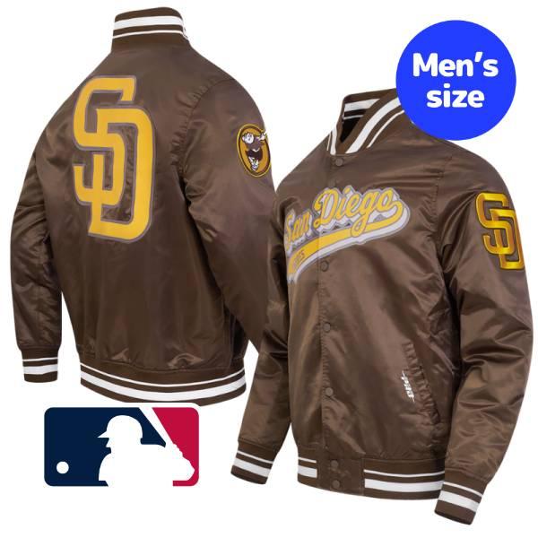 プロスタンダード MLB公式 メンズ ナイロンジャケット スタジャン