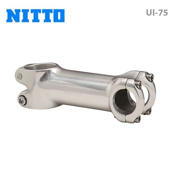 NITTO (即納あり)NITTO 日東 アヘッドステム UI-75 25.4mm シルバー