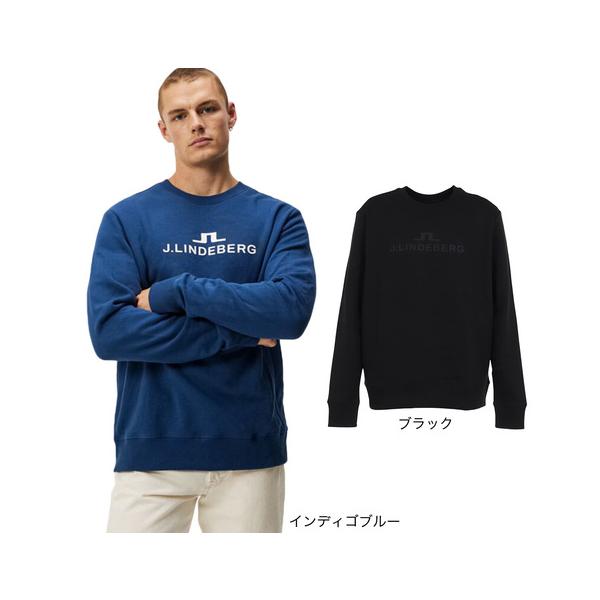 J.LINDEBERG（メンズ）ゴルフウェア アウター Alpha クルーネック