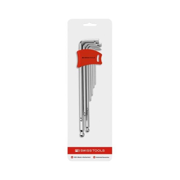 PB SWISS TOOLS ボール付ロング六角棒レンチセット 212LDH-10 工具
