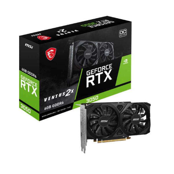 MSI GeForce RTX 3050 VENTUS 2X E 6G OC ［GeForce RTXシリーズ /6GB