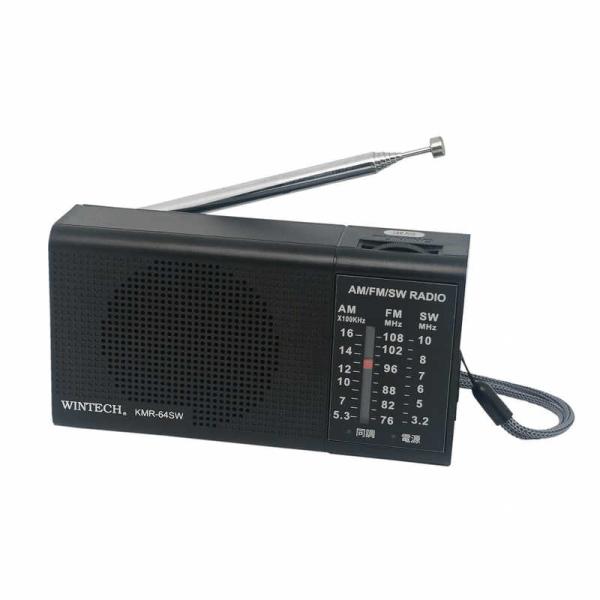 WINTECH AM/FM/SWポータブルラジオ ［ワイドFM対応 / AM/FM/短波