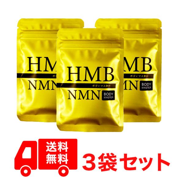 公式ショップ 正規品 3袋セット ボディマスター BODYMASTER HMB NMN