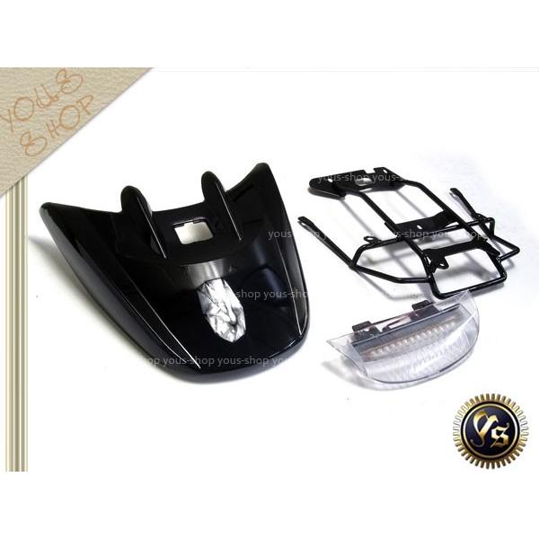 DIO ディオ Z4 LEDテール リア スポイラーset 黒 AF56 AF57 AF63 リア