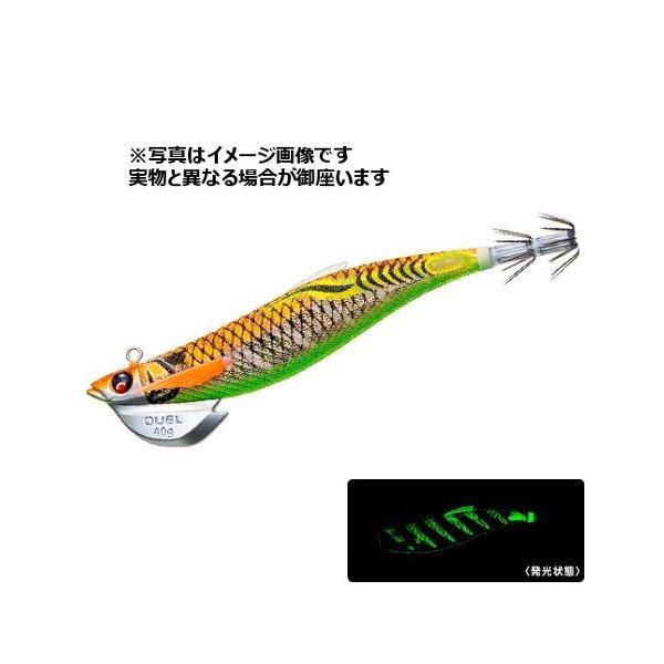 DUEL（デュエル） エギ EZ-Q フィンプラス TR 3.5号(40g) LGOG :夜光