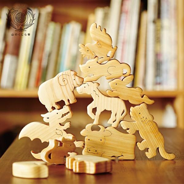 木のおもちゃ 十二支パズル】名入れ 型はめ 積み木 動物 赤ちゃん 知育