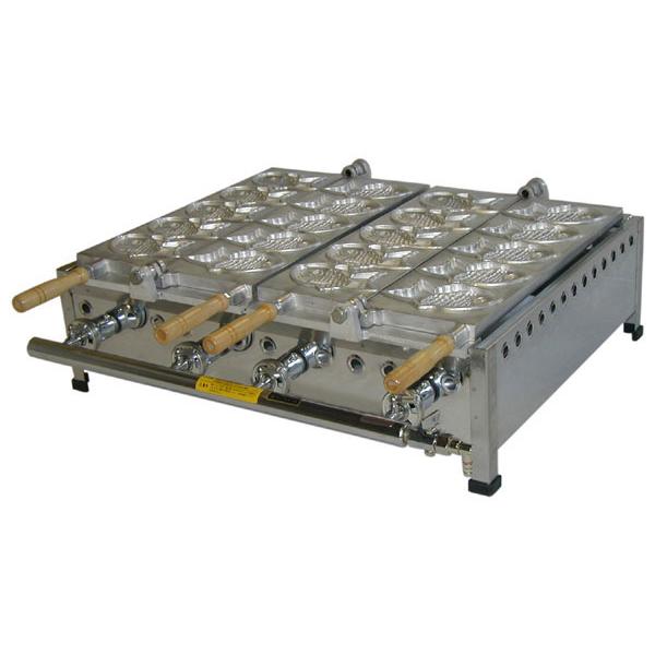 LPガス用 10匹（業務用鯛焼き器）山下金物製 （送料無料） : やま