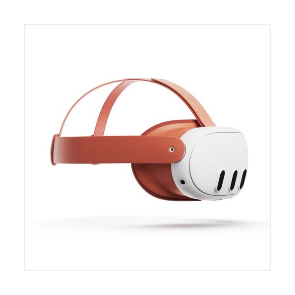 Meta Quest 3接顔部 & ヘッドストラップ (ブラッドオレンジ)｜Questを