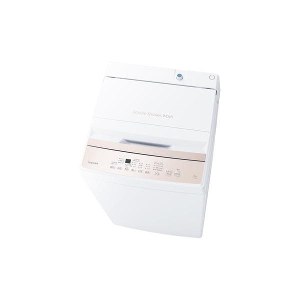東芝 全自動洗濯機 洗濯：5.0kg 簡易乾燥 幅55.5cm Wシャワー洗浄